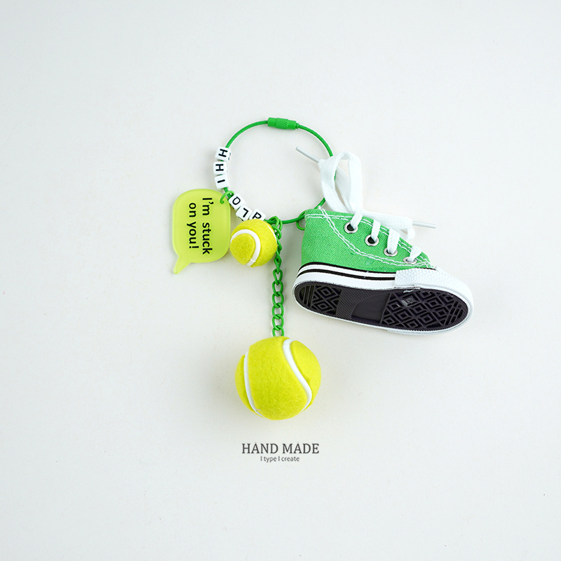 DIY akrilni privjesak za ključeve u karikaturalnom stilu, pojedinačno pakiran