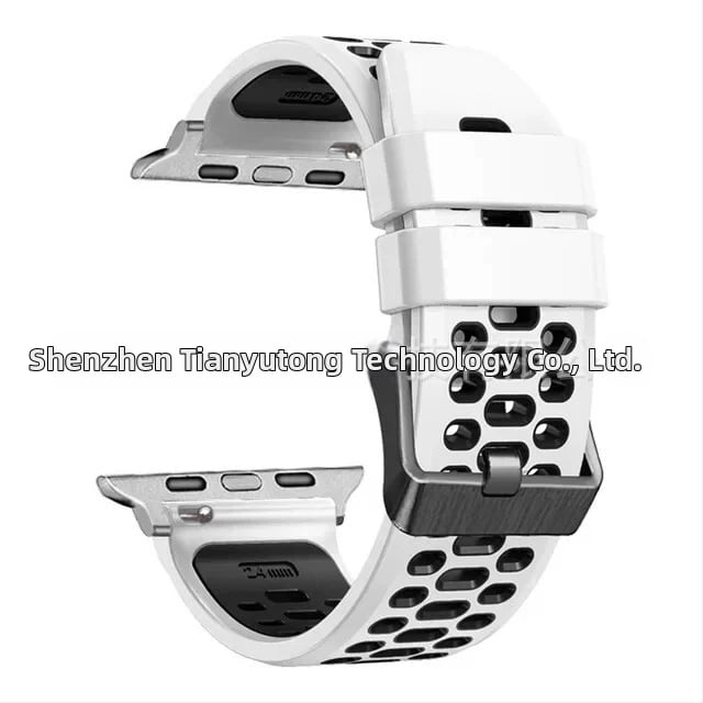 Silikoonist sportlukk Apple Watch Series11 jaoks, kohandatavate liidese suurustega ning nõeltaga kinnitusega, 25 g