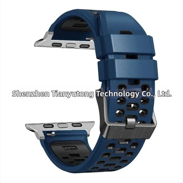 Silikoonist sportlukk Apple Watch Series11 jaoks, kohandatavate liidese suurustega ning nõeltaga kinnitusega, 25 g