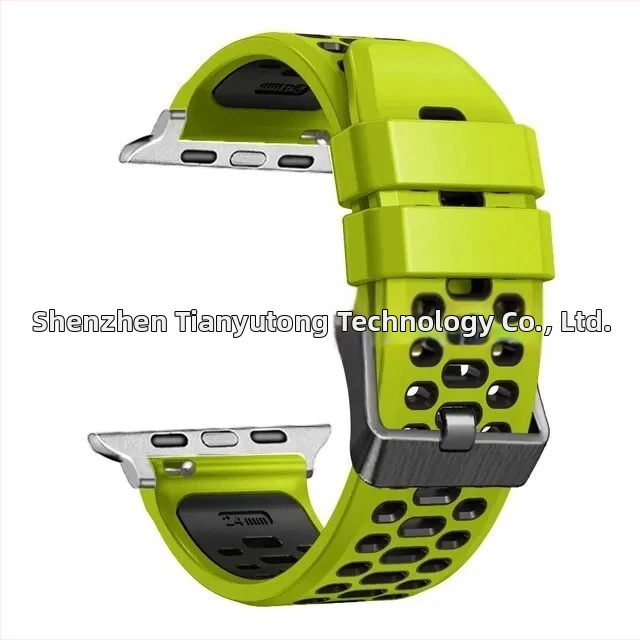 Silikoonist sportlukk Apple Watch Series11 jaoks, kohandatavate liidese suurustega ning nõeltaga kinnitusega, 25 g