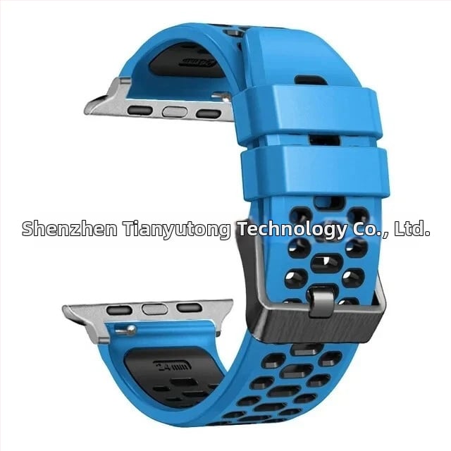 Silikoonist sportlukk Apple Watch Series11 jaoks, kohandatavate liidese suurustega ning nõeltaga kinnitusega, 25 g