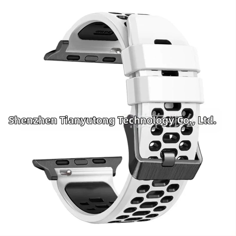 Silikoonist sportlukk Apple Watch Series11 jaoks, kohandatavate liidese suurustega ning nõeltaga kinnitusega, 25 g