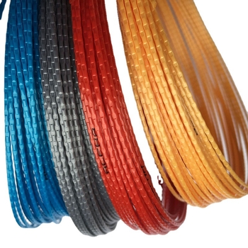 Alpha bambusa raketes tenisa troses, poliesteris, diametrs 1,25 mm, izturīga līnija raketei