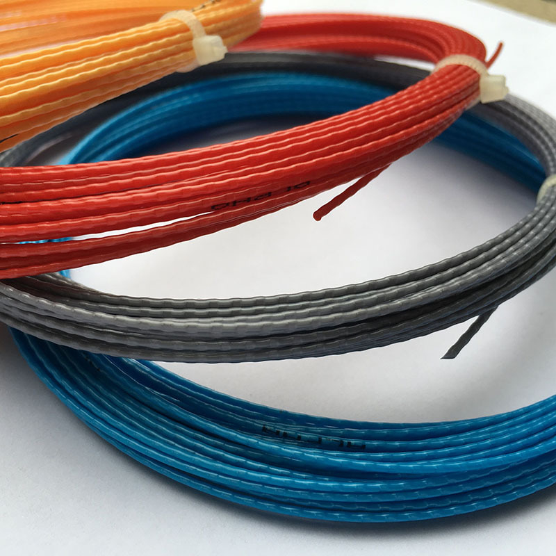 Alpha bambusa raketes tenisa troses, poliesteris, diametrs 1,25 mm, izturīga līnija raketei