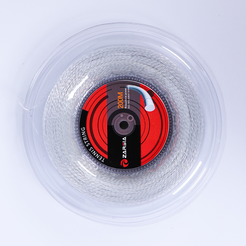 Tenisa raketes troses – neilona šķiedras, ZARSIA, paredzētas tenisam un badmintonam