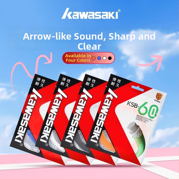 Kawasaki raketes aukla no neilona šķiedras, piemērota badmintonam un galda tenisam