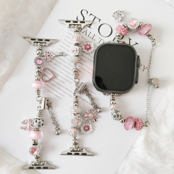 Metāla DIY Apple Watch siksna – Saderīga ar iWatch 9/8/7 paaudzi, Moderns stils