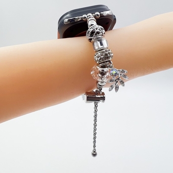 Metāla DIY Apple Watch siksna – Saderīga ar iWatch 9/8/7 paaudzi, Moderns stils