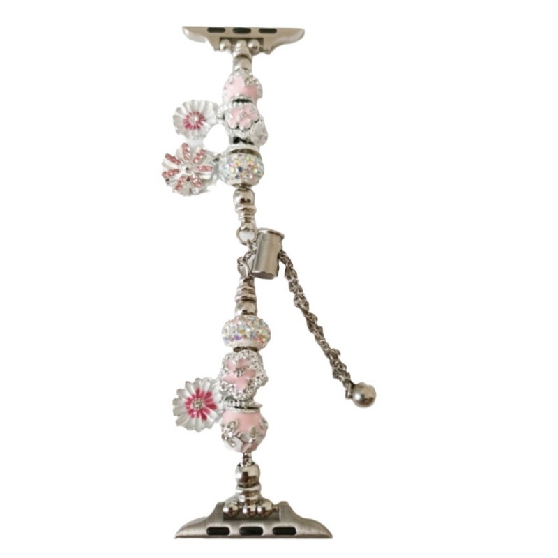 Metāla DIY Apple Watch siksna – Saderīga ar iWatch 9/8/7 paaudzi, Moderns stils