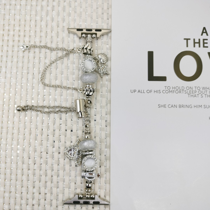 Metāla DIY Apple Watch siksna – Saderīga ar iWatch 9/8/7 paaudzi, Moderns stils