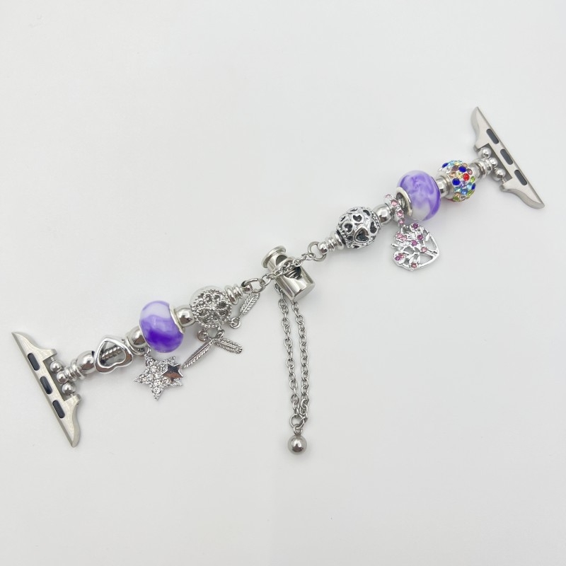 Metāla DIY Apple Watch siksna – Saderīga ar iWatch 9/8/7 paaudzi, Moderns stils