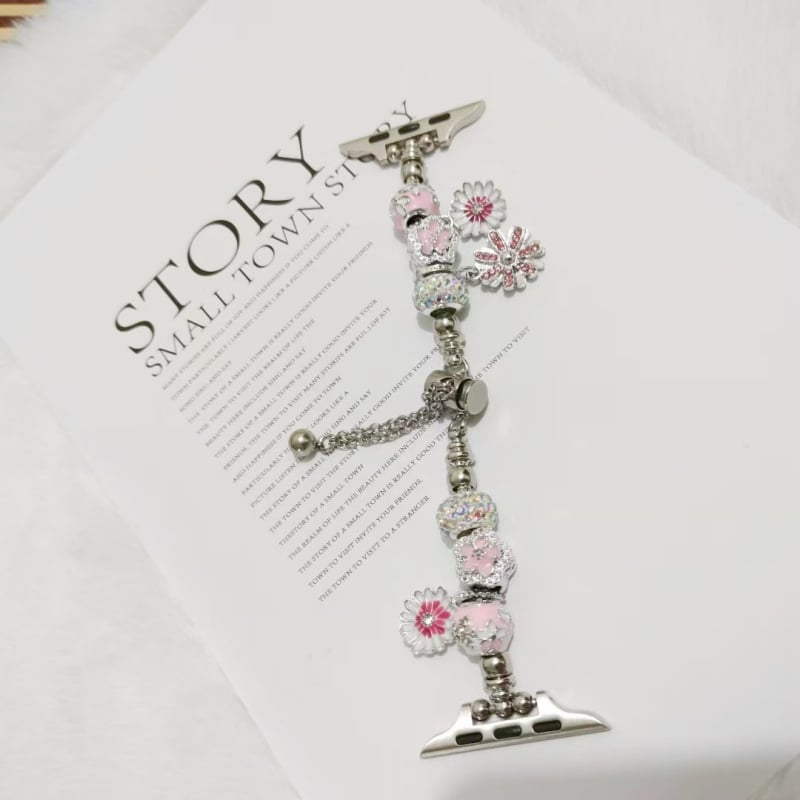 Metāla DIY Apple Watch siksna – Saderīga ar iWatch 9/8/7 paaudzi, Moderns stils