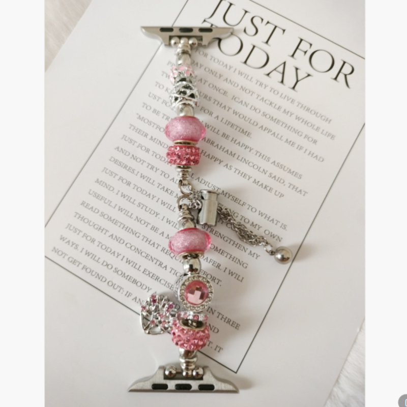 Metāla DIY Apple Watch siksna – Saderīga ar iWatch 9/8/7 paaudzi, Moderns stils