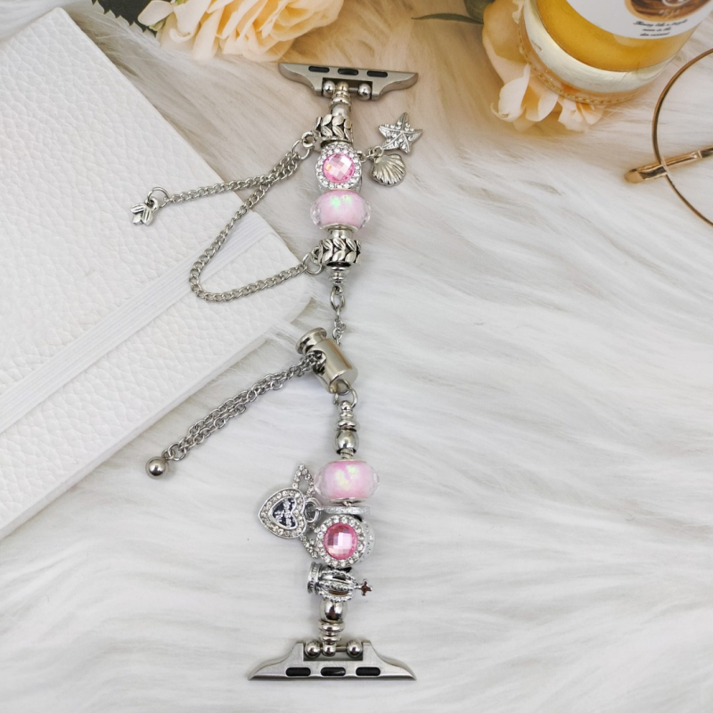 Metāla DIY Apple Watch siksna – Saderīga ar iWatch 9/8/7 paaudzi, Moderns stils