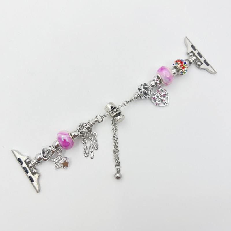 Metāla DIY Apple Watch siksna – Saderīga ar iWatch 9/8/7 paaudzi, Moderns stils