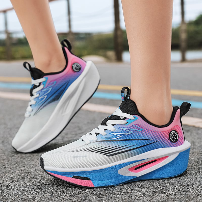 Unisex skrējiiena kurpes ar sietiņa augšdaļu, elpojošas, vieglas, gumijas zole, ar šņorēm