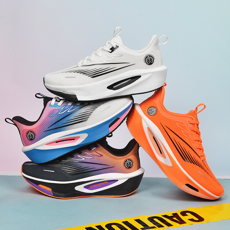 Unisex skrējiiena kurpes ar sietiņa augšdaļu, elpojošas, vieglas, gumijas zole, ar šņorēm