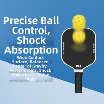 Pickleball paleta, Toray Carbon Fiber T700, 13 mm, mat finiš, 230 g