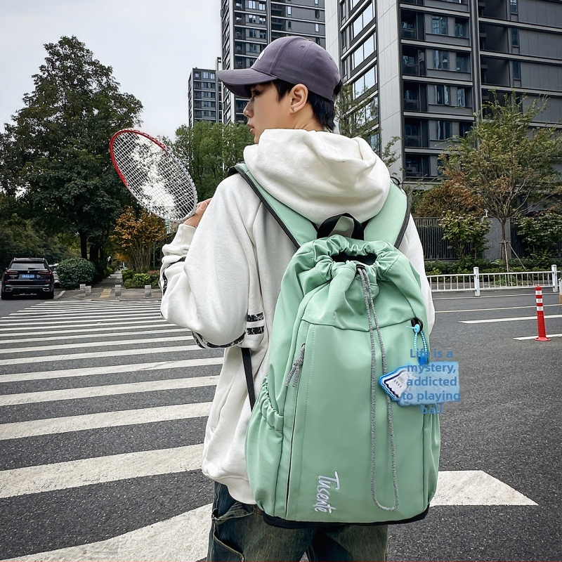 Училищна раница, унисекс, изработена от найлон, водоустойчива и ултра-лека, с извити презрамки (найлон; водоустойчива; ултра-лека; младежки кампус стил; за училище)