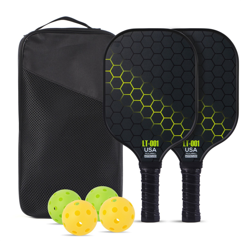 Set pickleball reketa od staklenih vlakana - Lingrui Feng, podrijetlo Zhejiang, težina 225 g