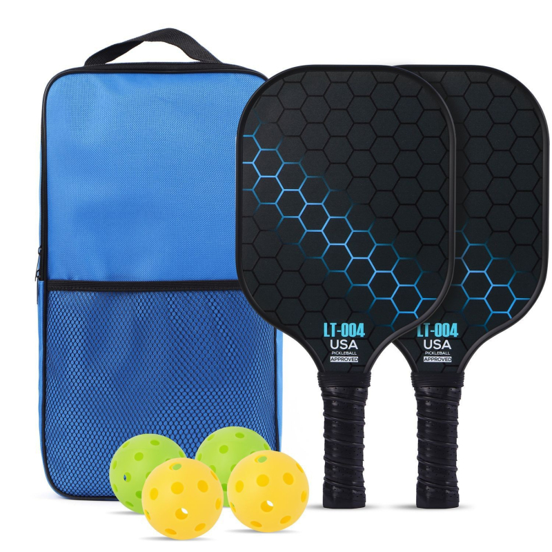 Set pickleball reketa od staklenih vlakana - Lingrui Feng, podrijetlo Zhejiang, težina 225 g