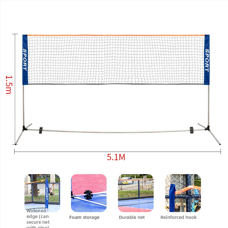 Kaasaskantav badmintonivõrguraam sise- ja välistingimustesse – bränd Xin Yue; Materjal: 21251174255; Kategooria: badminton veerg
