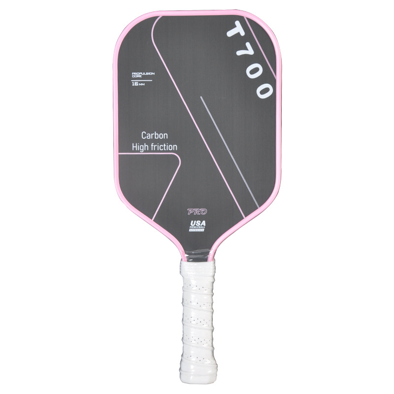 Pickleball palica T700 od karbonskih vlakana, mat završetak, 220 g, Natjecateljska klasa