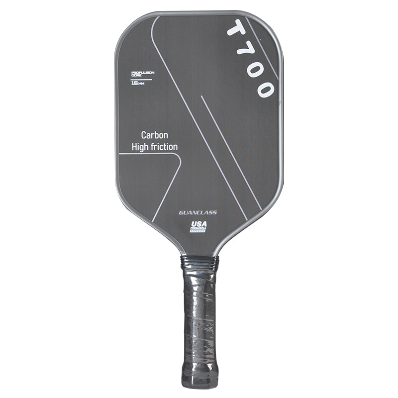 Pickleball palica T700 od karbonskih vlakana, mat završetak, 220 g, Natjecateljska klasa