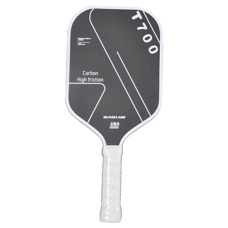 Pickleball palica T700 od karbonskih vlakana, mat završetak, 220 g, Natjecateljska klasa