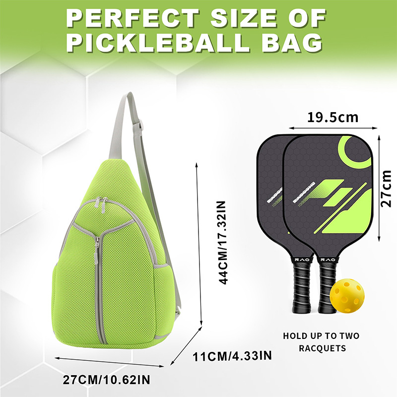 Custom-made torba za pickleball reketa – ramenski crossbody dizajn, 750 g, diving material