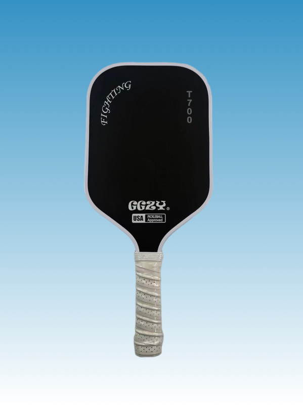 Raketa za pickleball od T700 karbonskih vlakana, mat završna obrada, tekstura grafitne tkanine, debljina 16 mm, 230 g, za natjecanje