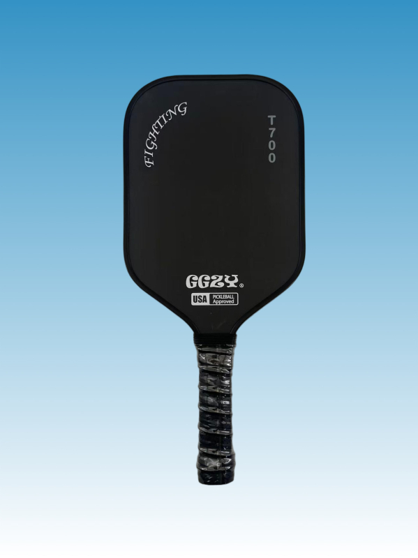 Raketa za pickleball od T700 karbonskih vlakana, mat završna obrada, tekstura grafitne tkanine, debljina 16 mm, 230 g, za natjecanje