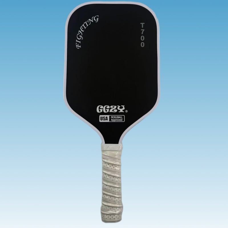 Raketa za pickleball od T700 karbonskih vlakana, mat završna obrada, tekstura grafitne tkanine, debljina 16 mm, 230 g, za natjecanje
