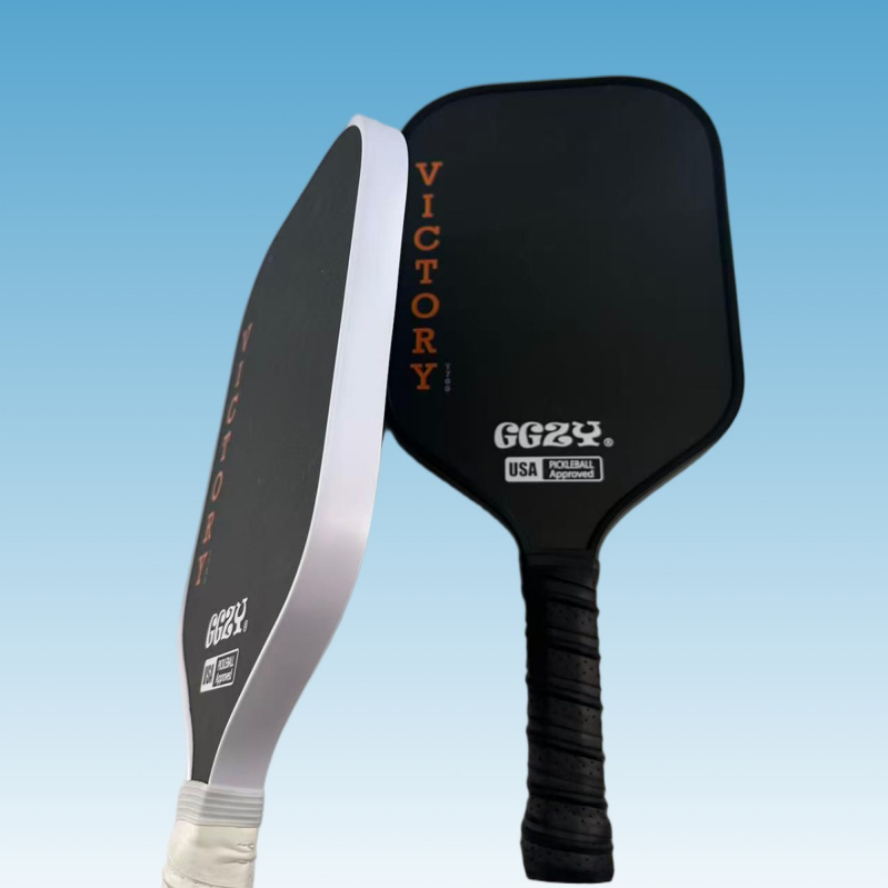 Raketa za pickleball od T700 karbonskih vlakana, mat završna obrada, tekstura grafitne tkanine, debljina 16 mm, 230 g, za natjecanje