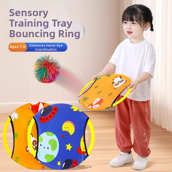 Dubulta paletes mešanas un ķeršanas komplekts — PVC interaktīva rotaļlieta vecākiem un bērniem iekšējai un ārējai lietošanai (14+)