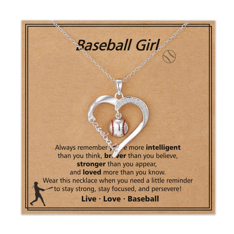 Ogrlica od nehrđajućeg čelika sa srcolikim oblikom, sportski stil, obična lanac, opseg 41–50 cm