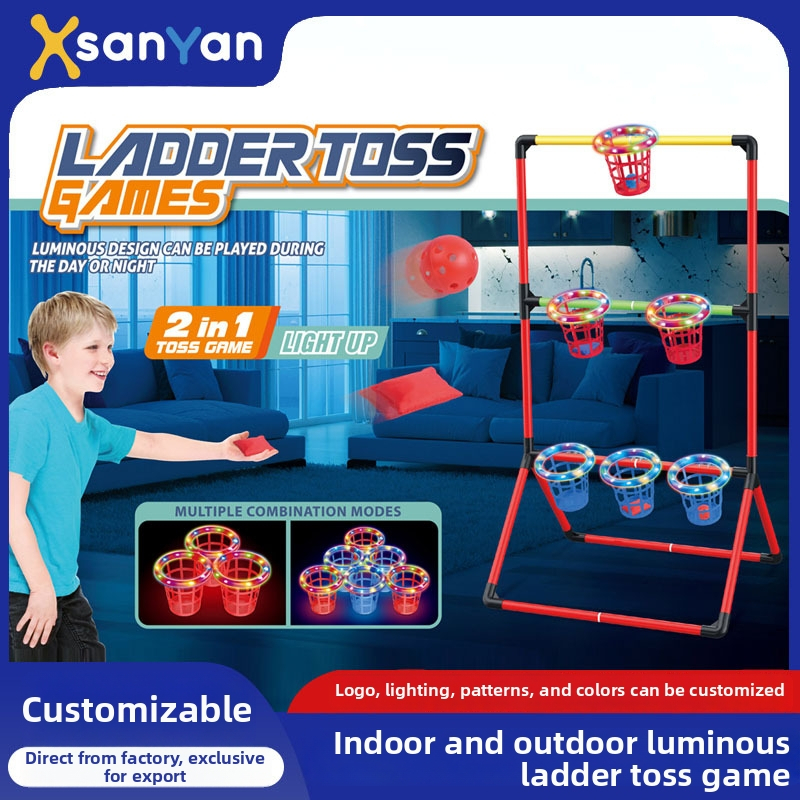 Divu spēlētāju basketbola spēle — interaktīva vecāku un bērnu spēle roku un acu koordinācijai, plastmasas konstrukcija, vecums 4–6 gadi