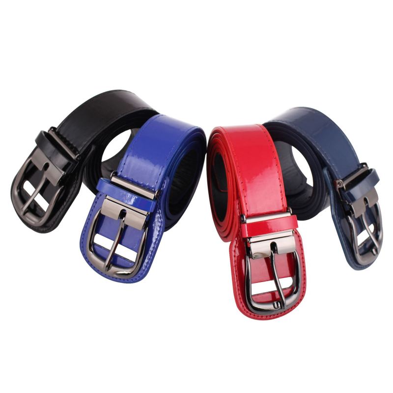 Бейзболен колан за мъже – изкуствена кожа, катарама от желязо, закопчаване с игла, дизайн за защита на тялото при контакт с катарамата