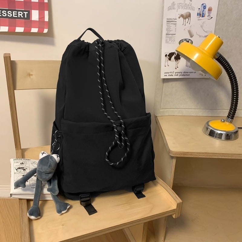 Унисекс спортна чанта с връзки – водоустойчива, износоустойчива, найлонова подплата