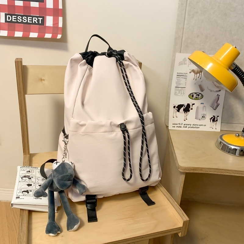 Унисекс спортна чанта с връзки – водоустойчива, износоустойчива, найлонова подплата