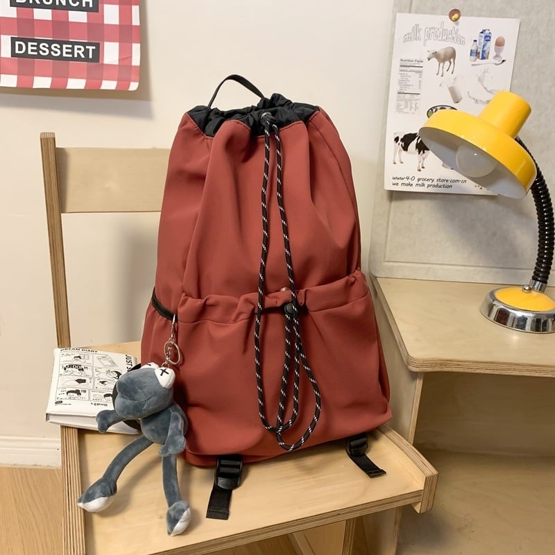 Унисекс спортна чанта с връзки – водоустойчива, износоустойчива, найлонова подплата