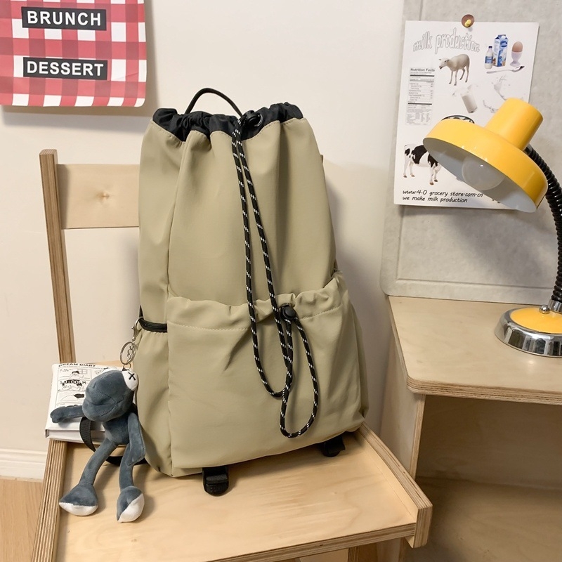 Унисекс спортна чанта с връзки – водоустойчива, износоустойчива, найлонова подплата