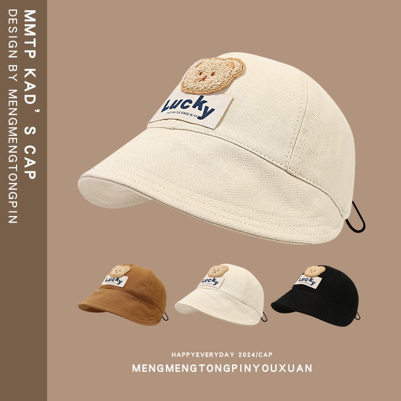 Bērnu cepure ar platām malām un kupolu, vēju izturīga un saules aizsardzība, vecums 1–4 gadi