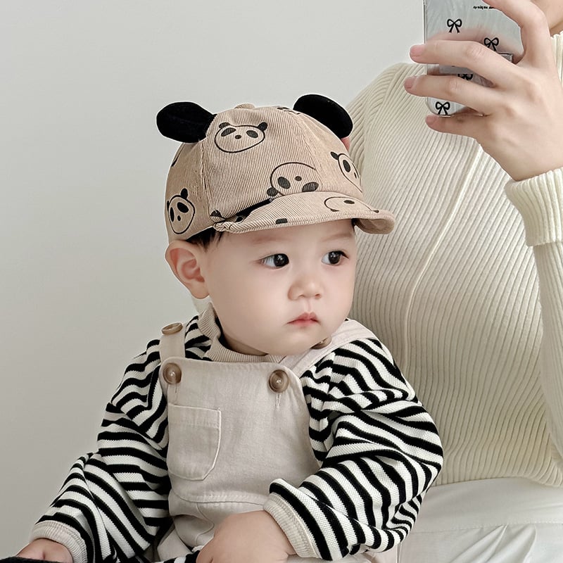 Zīdaiņu cepure ar platām malām, kupolveida augšdaļa, saules aizsardzība, 0–6 mēneši, pavasaris un rudens