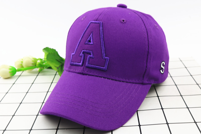 Bērnu cepure ar korejiešu stila dizainu, A burta izšuvums, saules aizsardzība, īss brims, kupolveidīga krona