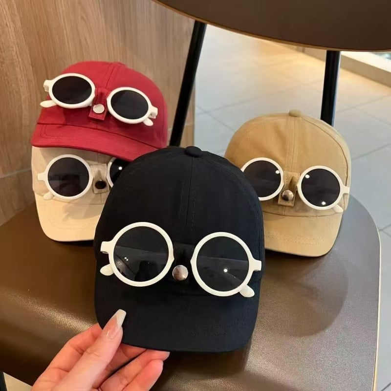 Bērnu pikētā cepure ar īsu maliņu, Korejas stilā beisbola cepure bērniem, vēja izturīga kupolveida krona, kokvilnas-poliesteru maisījums, īsa maliņa