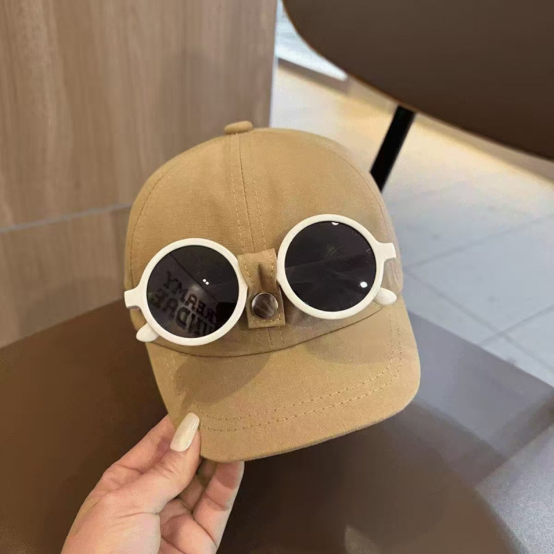 Bērnu pikētā cepure ar īsu maliņu, Korejas stilā beisbola cepure bērniem, vēja izturīga kupolveida krona, kokvilnas-poliesteru maisījums, īsa maliņa