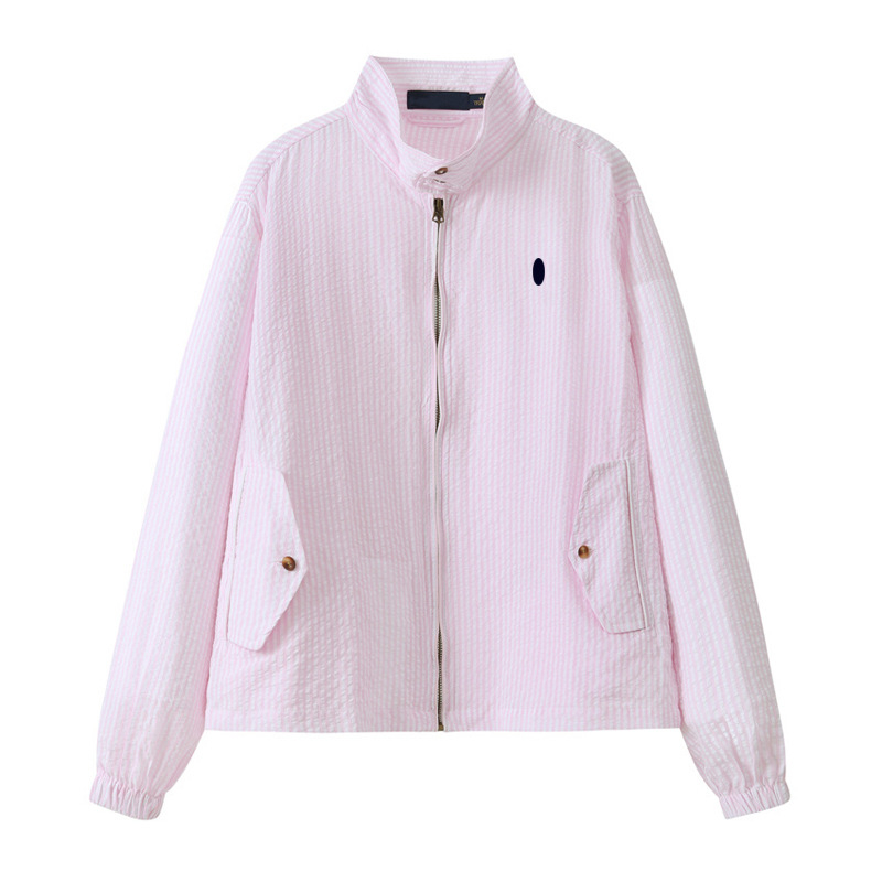 Ikdienas jaka ar priekšējo rāvējslēdzēju, lapeles apkakle, šaurs siluets, 90–95% kokvilna, izšūti motīvi