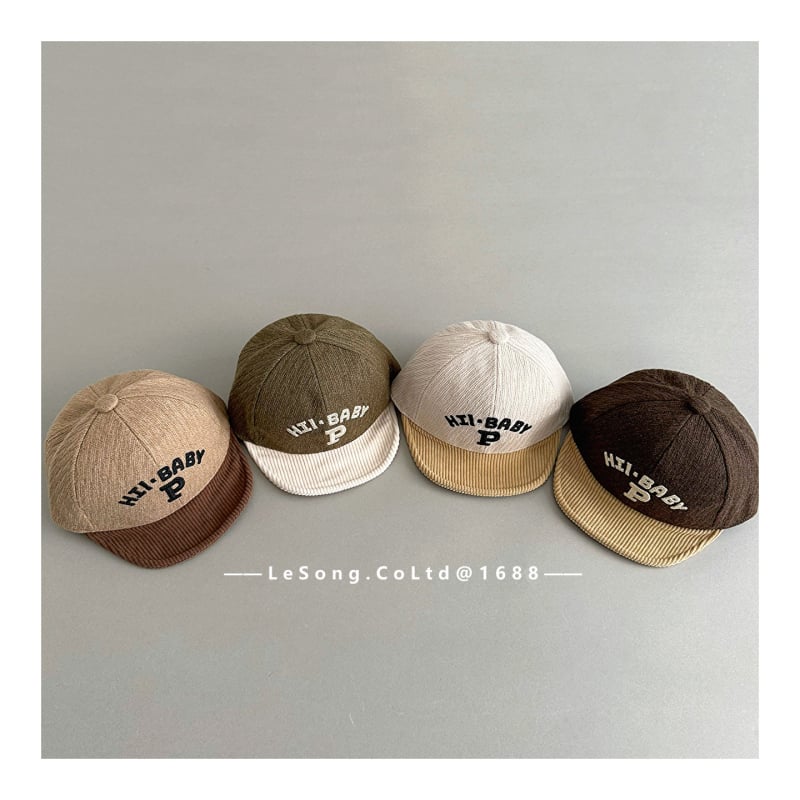 Korejiešu stila alfabēta bērnu cepure ziemai, kokvilnas, elpojoša, vēja izturīga, saules aizsardzība, vecuma 6-12 mēneši, 1-2 gadi, 2-4 gadi