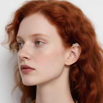 Nosački prsten od titanove legure s cirkonijem, srcolnog oblika, unisex, dijamantno brušenje